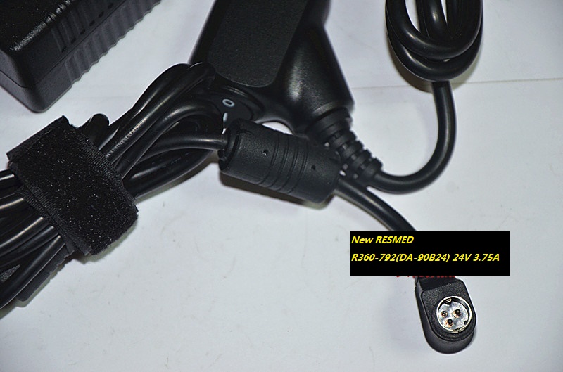 RESMED R360-792(DA-90B24) New 24V 3.75A AC/DC a car power adapter round mouth 3 needles